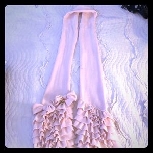 JUICY COUTURE light pink scarf